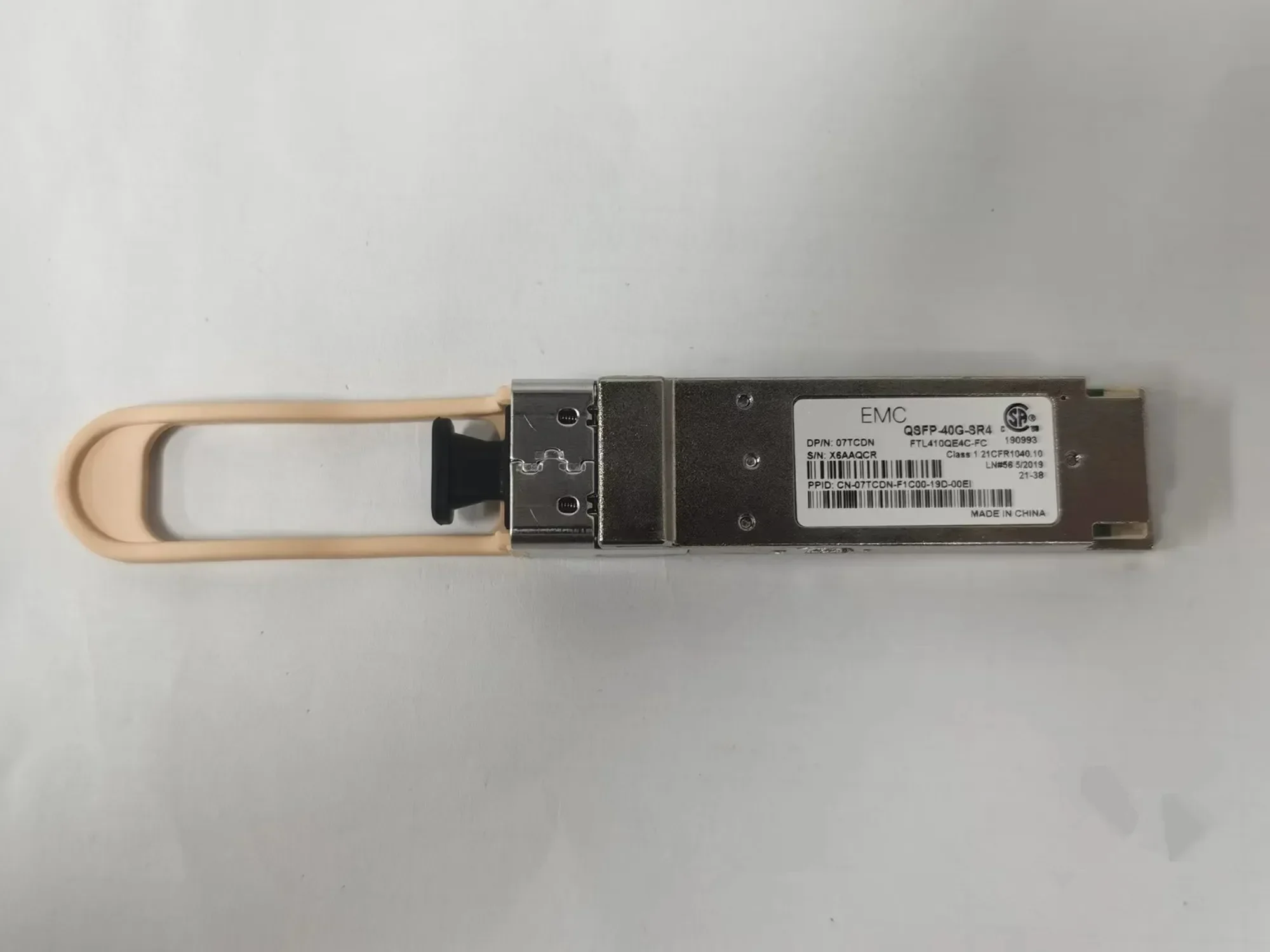 40GB Fiber Transceiver Adapter QSFP-40G-SR4 DL-L FTL410QE4C-FC 07TCDN FTL410QE3C-FC MPO QSFP 40G Fiber Optical Module
