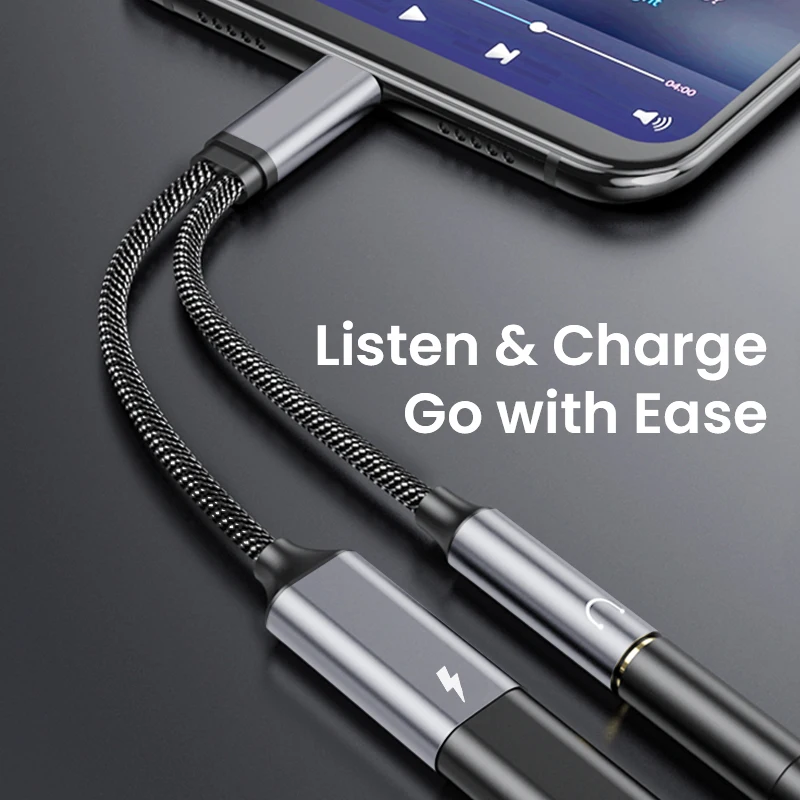 Adattatore USB-C 2-in-1: Ricarica E Audio 3.5mm Insieme – Per Cuffie E Cellulari, Leggero E Resistente
