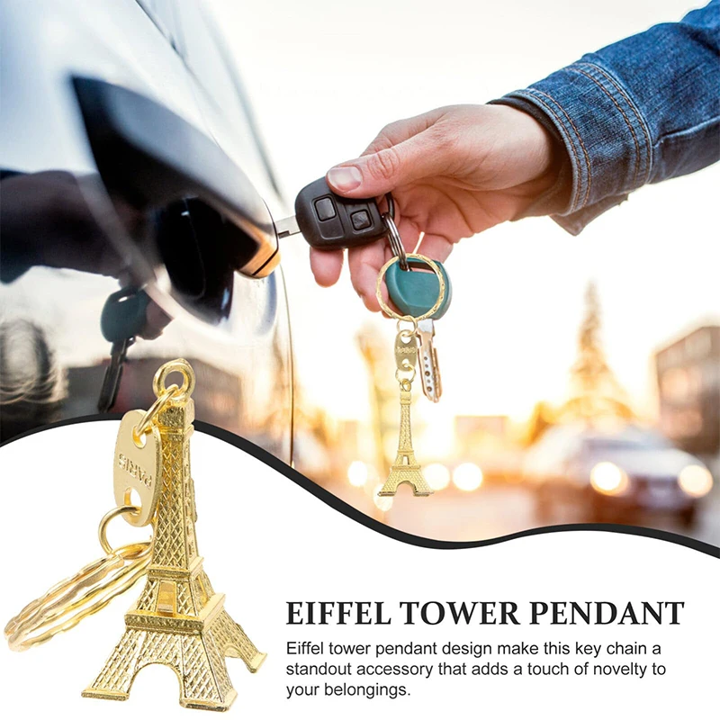 10/20/50/100Pcs Eiffel Tower Keychain Retro Hanging Charm for Bag Purse Eiffel Tower Pendants Paris Gifts