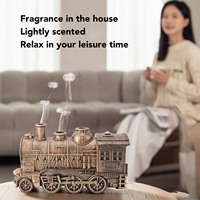 300ml Train Air Humidifier Ultrasonic Aromatherapy Diffusers Mist Maker Fragrance Essential Oil Aroma Difusor Remote control