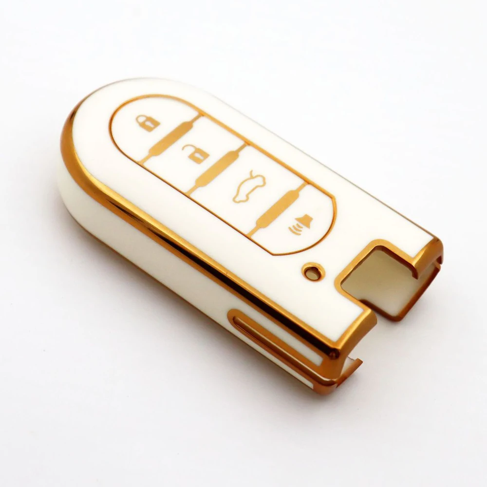 4 Buttons TPU Car Key Case Cover for Toyota Rush for Daihatsu Tanto LA600S LA800S LA610S LA150S Auto Accessories