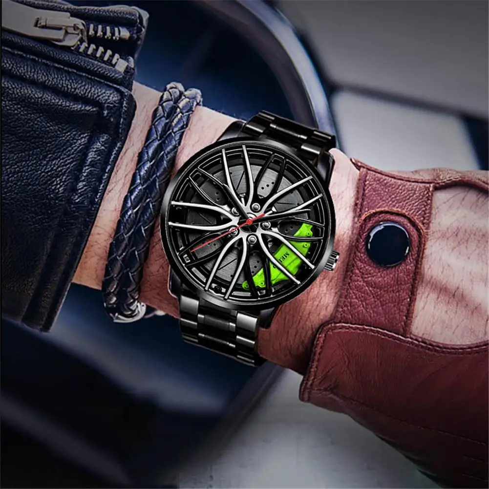 Men Quartz Watch Precise Dial Shockproof Men Watch Hidden Clasp Chronograph Automatic Quartz Wristwatch Male Clock reloj hombre