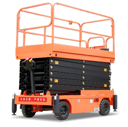 Electric Driven Waleking Platform Electric Scissor Lift Table