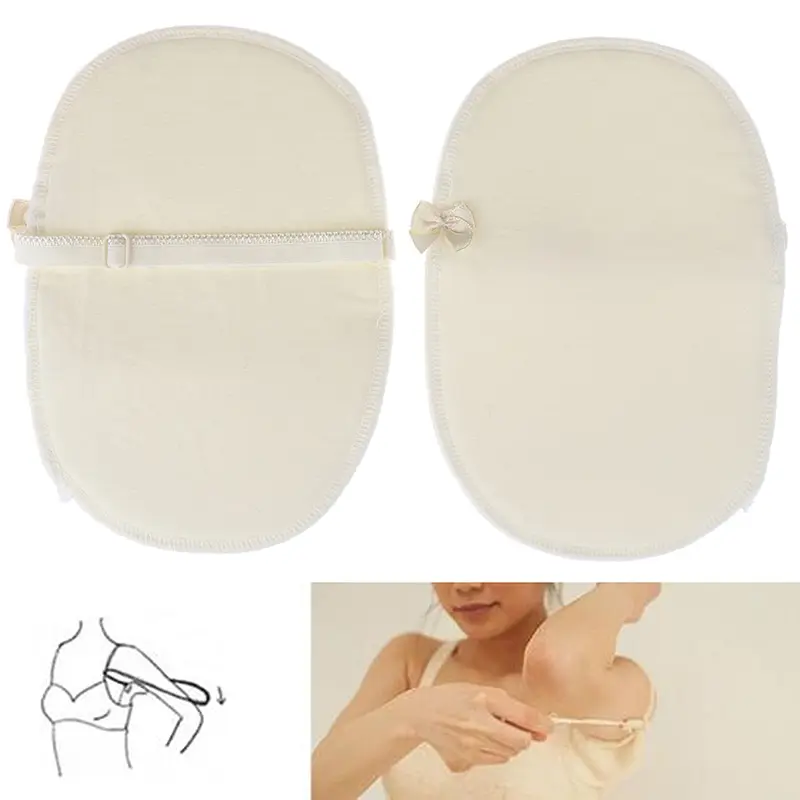 

1 Pair Reusable Underarm Sweat Shield Pad Washable Armpit Sweat Absorbing Guards Shoulder Strap New 4 Styles