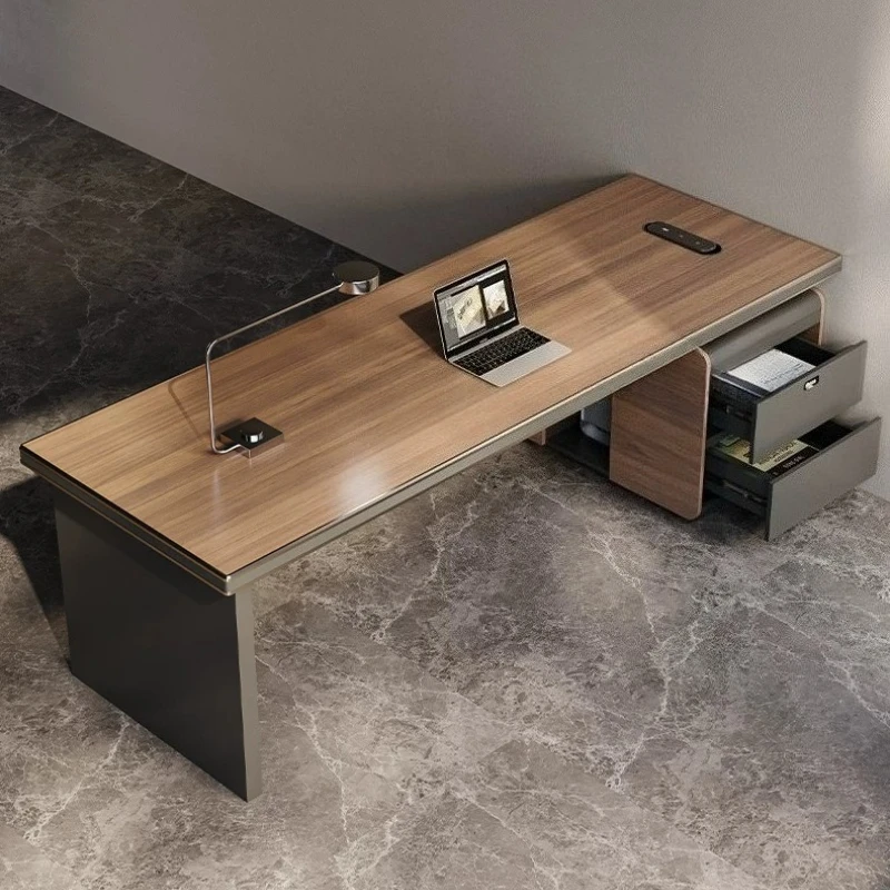 Light luxury simple modern president desk tables supervisor manager office desks
