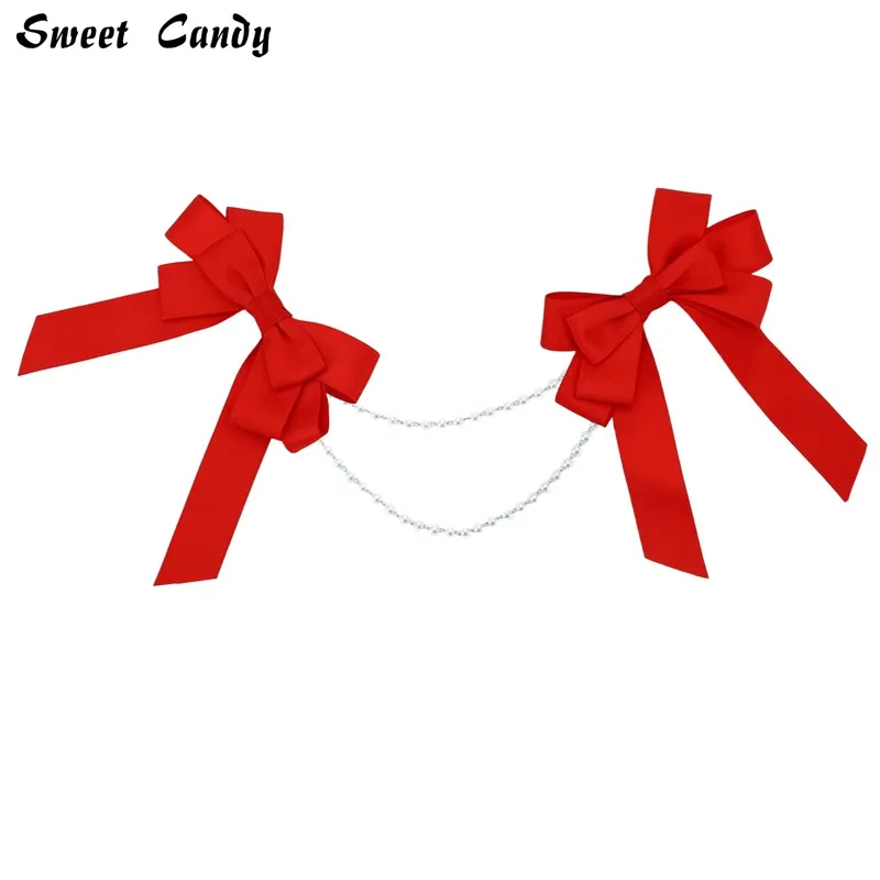 Busur Tas Ita Mewah, Kalung Mutiara Dapat Dilepas, Aksesori Tas Ita, Pita Panjang Penghargaan Pita, Simpul Gerbang Lolita