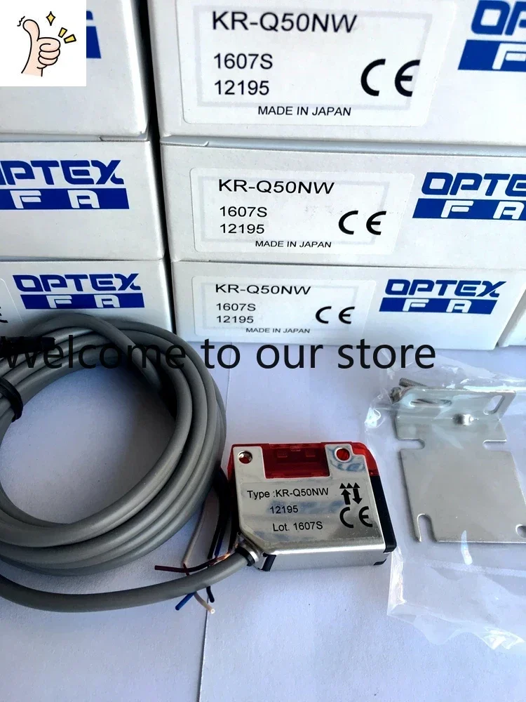 2026.4 Japan Opus OPTEX Transparent Body Detection Photoelectric Sensor KR-Q50NW KR-Q50PW