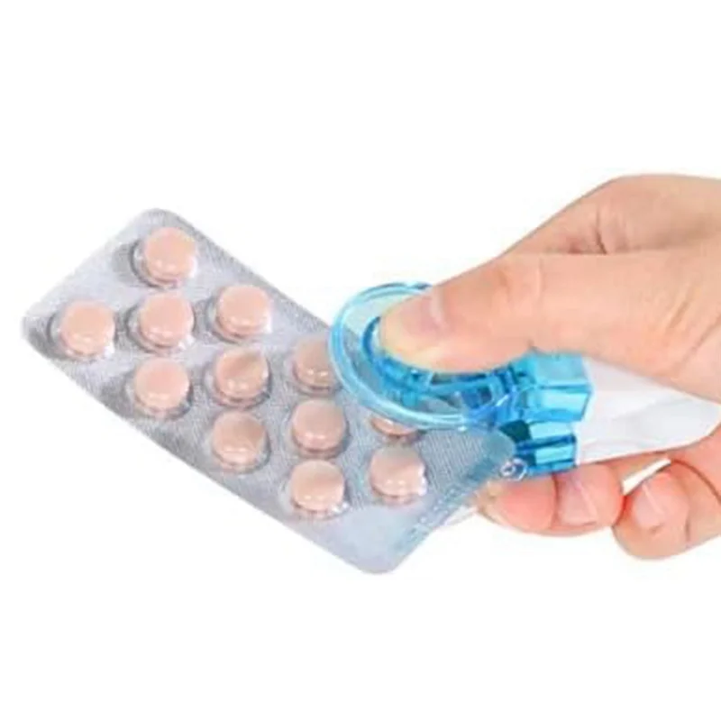 

Portable Pill Taker, No Contact Easy To Take Medicine Out Tool Remover, Tablets Pills Blister Pack Opener