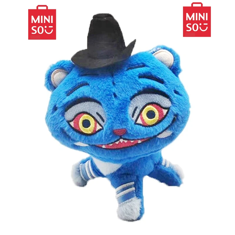 

2025 New Popular K-pop Devil Plush Toy Game Hunter Tiger Stuffed Toy Plush Blue Tiger Animal Plush Toy Christmas Festival Gift