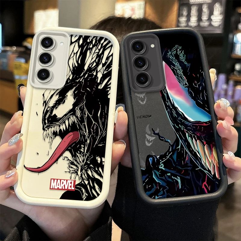 Funda blanda Marvel Venom para Samsung Galaxy S25 S24 Ultra S23 S22 S21 Plus S20 FE A56 A55 A54 A53 A52 A51 A34 A32 4G 5G