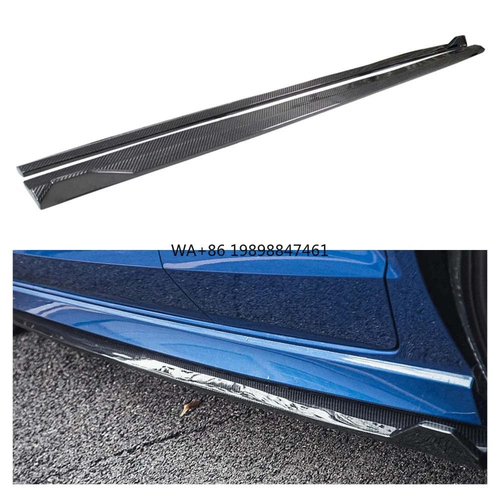 

RS3 2017-2019 Dry Carbon Fiber Car Body Kit New Auto Bumper Side Skirts Extension for Audi A3 S3 RS3