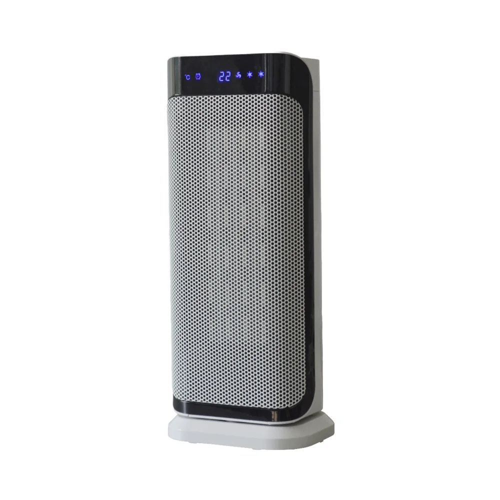 1500W PTC Ceramic Remote Control Electric Air Space Heater Fast Heating Portable Fan Heater for Home Bedroom Office Indoor Use