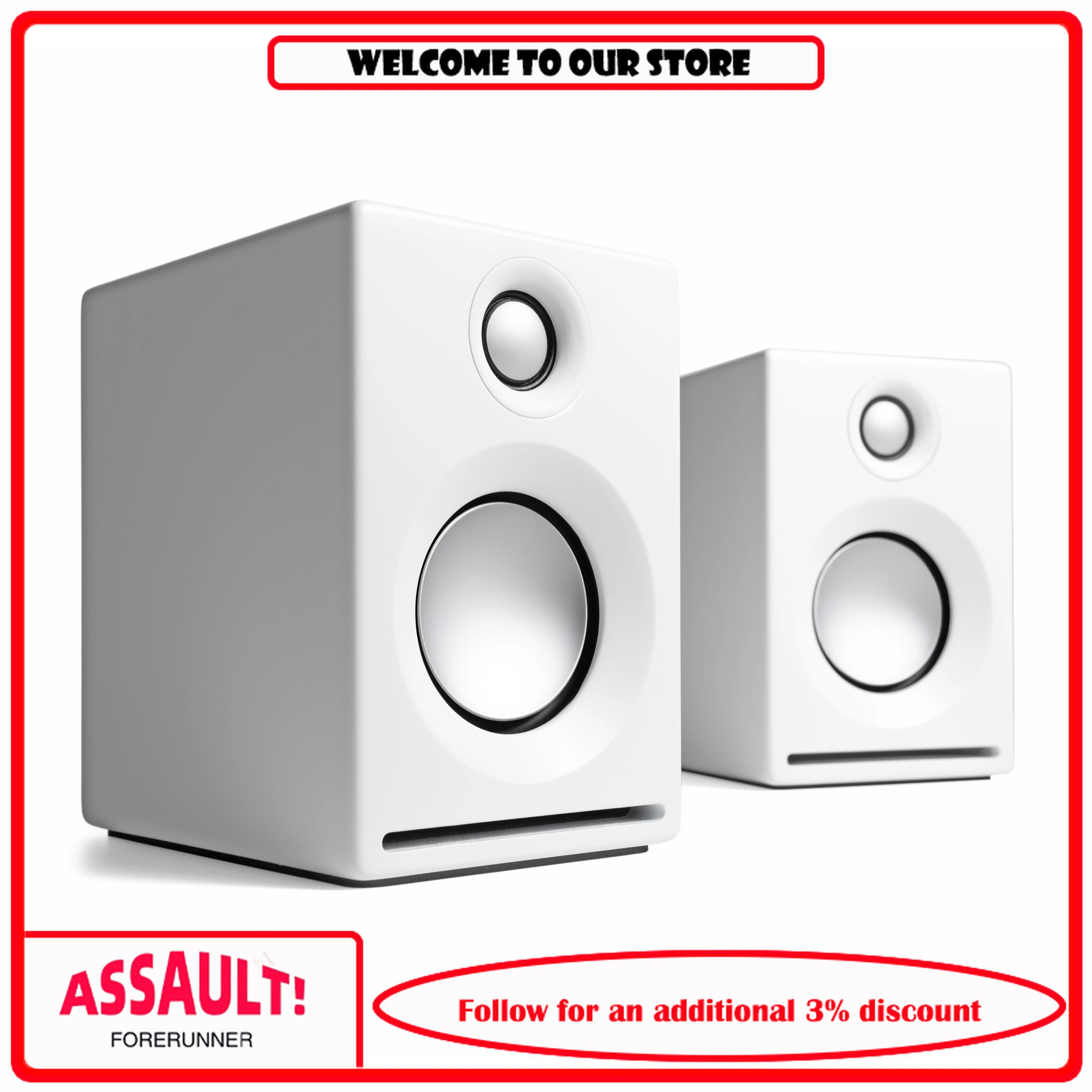 

SoundDouip Cyber2 HiFi Desktop Bluetooth Speakers Active Stereo Multimedia Computer Speakers aptX HD LDAC