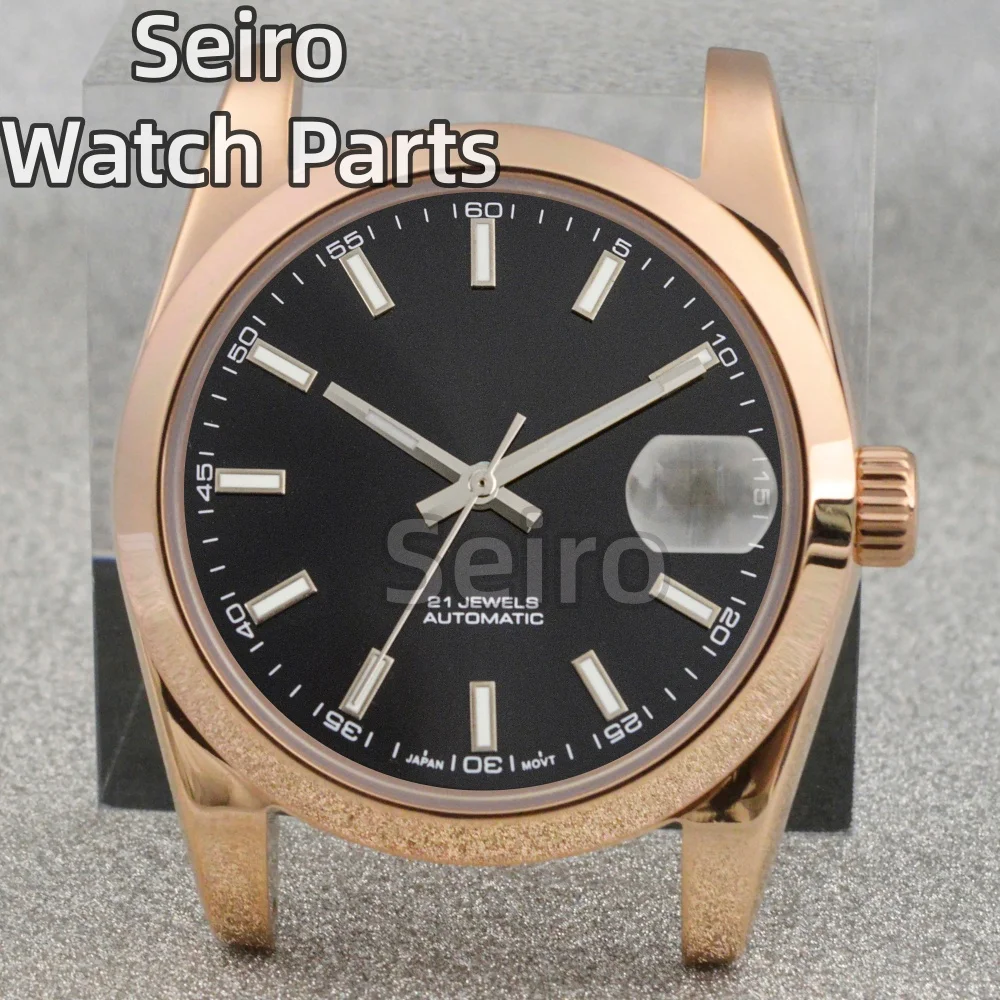 

41mm NH35 Watch Case Solid Stainless Steel Sapphire Crystal Waterproof For Datejust Case NH36 Automatic Movement 31mm Dial Hands
