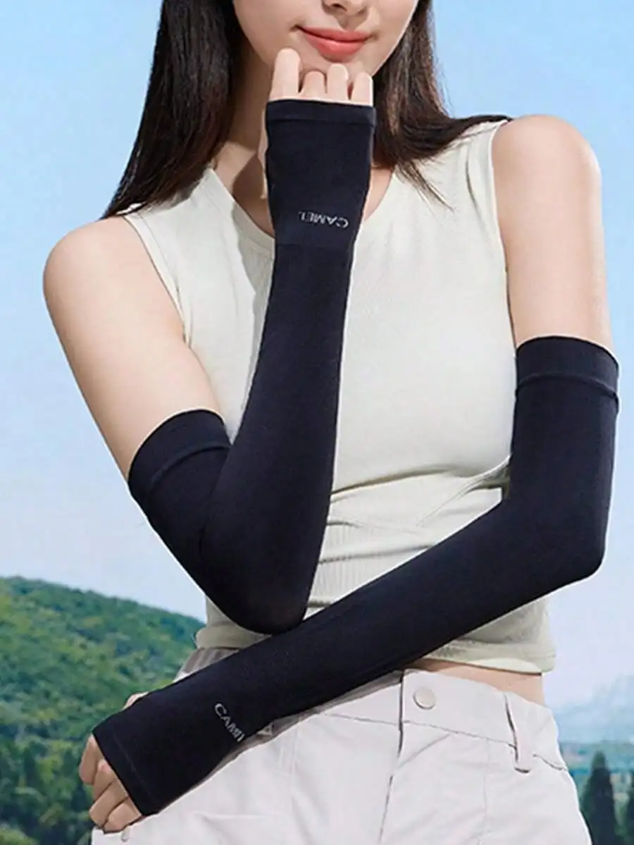 

CROWN Women's Sunscreen Sleeves Summer Sleeve Cycling Sunscreen Gloves Section Arm Guards