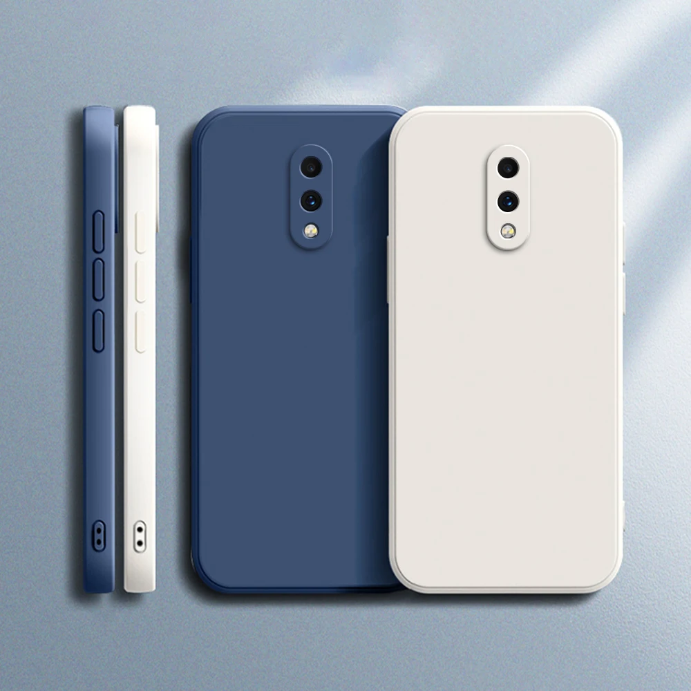 Capa de telefone móvel para oneplus 7 7t pro 7pro 7tpro funda macio silicone líquido à prova de choque interno reunindo sacos de capa traseira