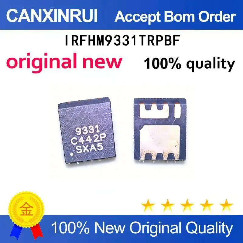 

(5-100 Pieces) IRFHM9331TRPBF silk screen 9331 IOR9331 IR9331 QFN8 brand new in stock