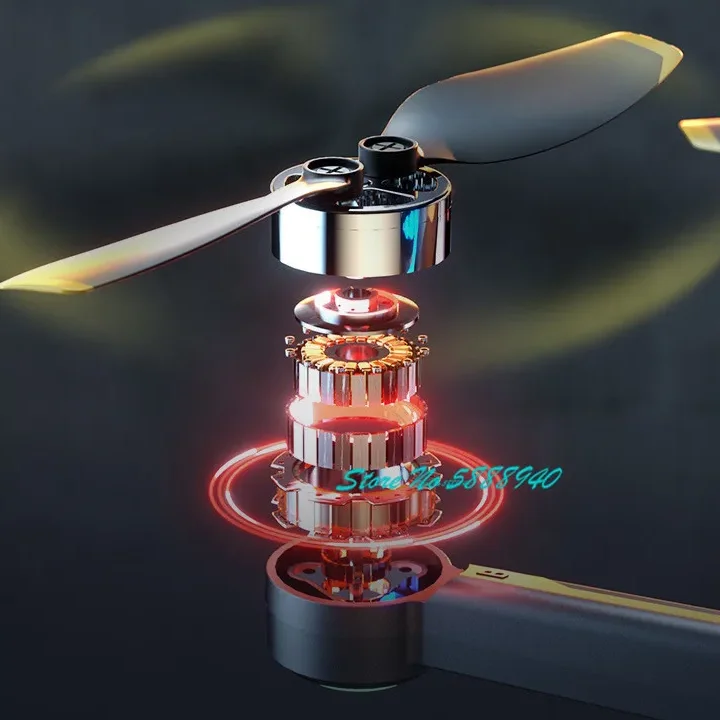 8K Aerial Dual Camera Car Styling Remote Control Quadcopter 2.4G Brushless Optical Flow Hover Headless Mode WIFI FPV RC Drone