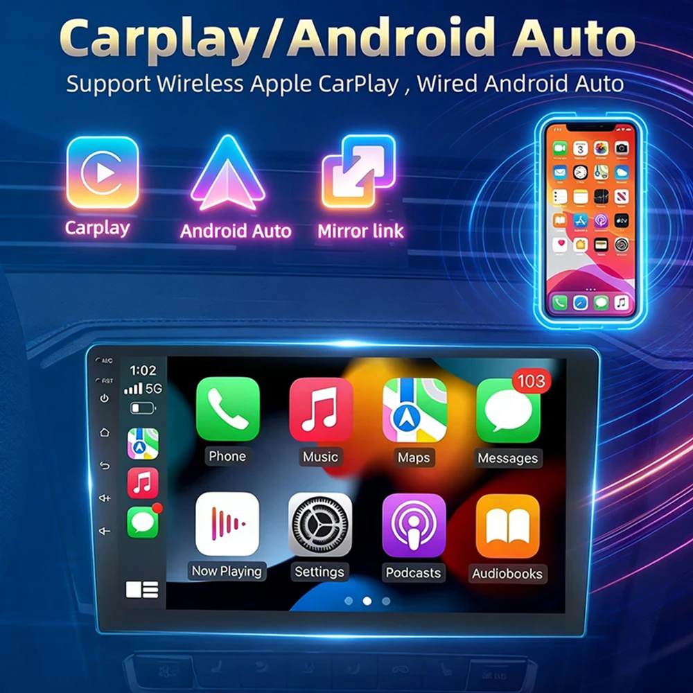 Android 17 Auto Car Radio Carplay for Peugeot 508 2011-2018 9inch 2K Multimedia Head Unit GPS Navigation DSP Stereo AutoRadio