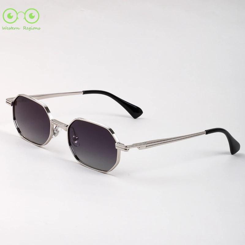 

Men and women driving motorcycle fashion sunglasses UV400 new metal trendy brand men's sunglasses women's square household