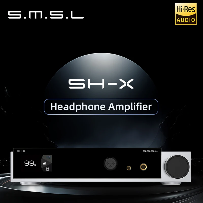 SMSL SH-X amplificatore per cuffie ad alta potenza ad alto guadagno HIFI bilanciato 4.4mm/6.35mm uscita preamplificatore SHX disponibile con SUX