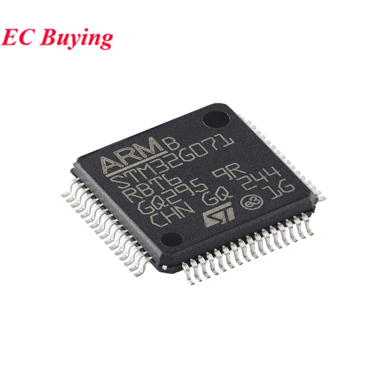 5Pcs/1pc STM32G071RBT6 STM32G071 STM32G071RB STM32 STM32G 071RBT6 LQFP-64 ARM Cortex-M0+ 32-bit Microcontroller MCU Chip IC