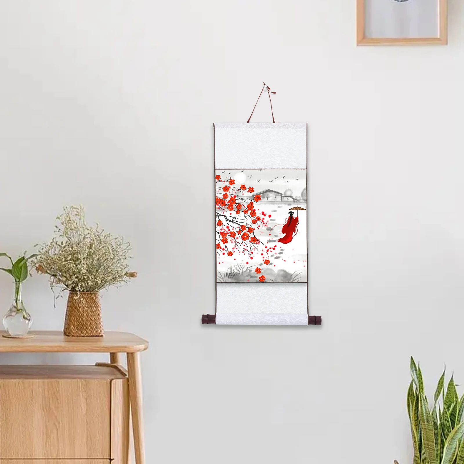 

1Pcs Blank Hanging Scroll Chinese Calligraphy Paper Stable Drawing Paper Blank Hanging Scroll