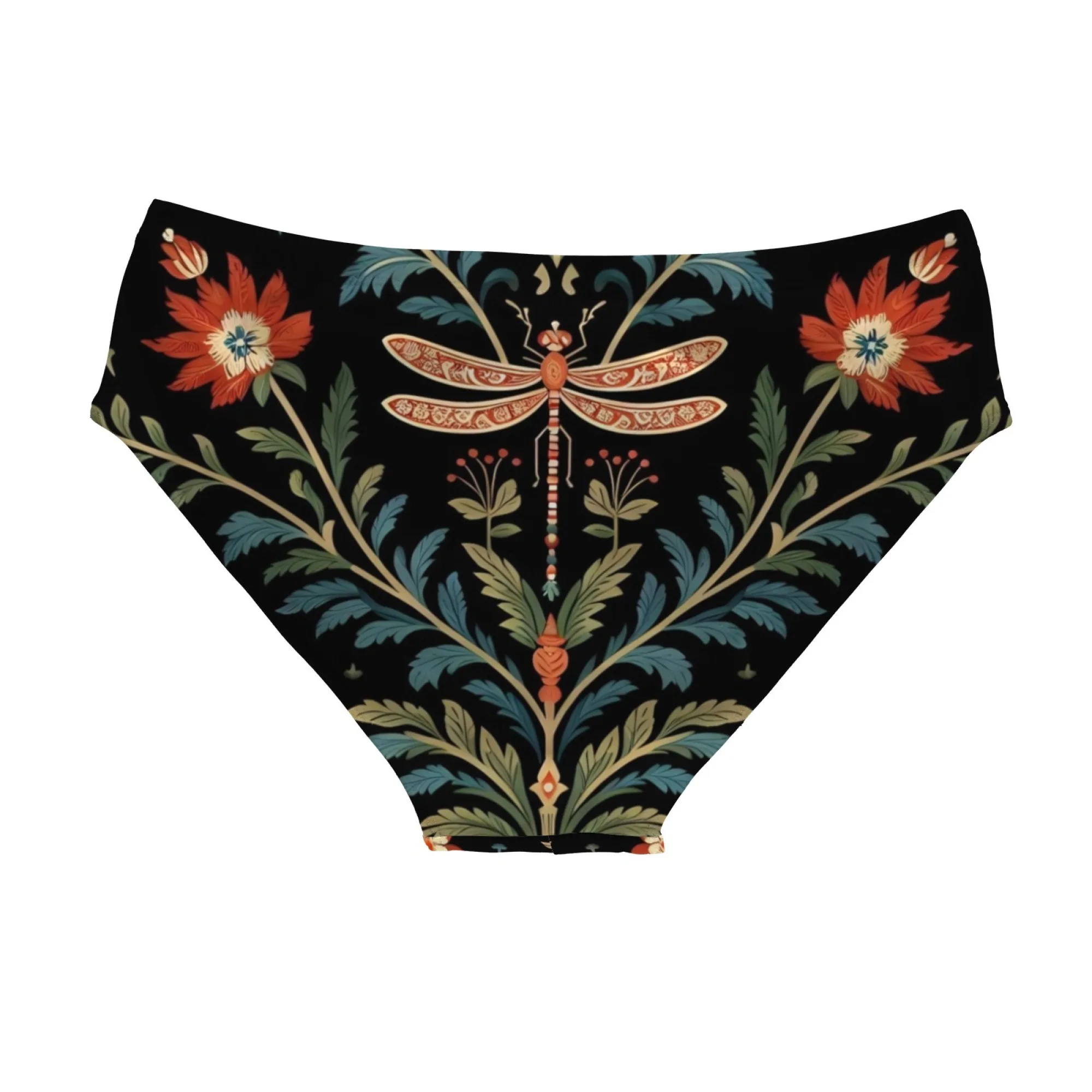 Retro Dragonfly Sexy Men's Swimming Trunks Stretchy Comfortable Men's Briefs Casual Beach Surf Shorts Men's Sexy Bikini Swimwear