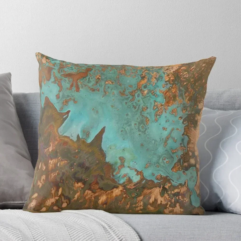 

Marine Rust Copper Throw Pillow sleeping pillows christmas pillow case Anime Pillowcases pillow