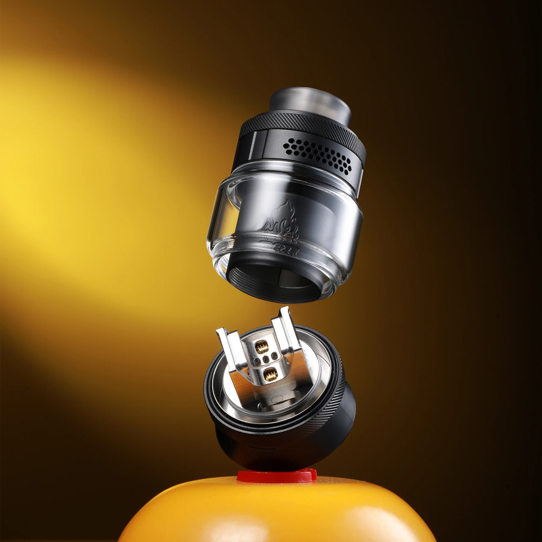 الأصلي Thundercloud الحريق سولو 2 RTA Vape Tank 25 مللي متر ملف واحد قابلة لإعادة البناء Postless سطح السفينة العلوي ملء RTA البخاخة السجائر الإلكترونية #3