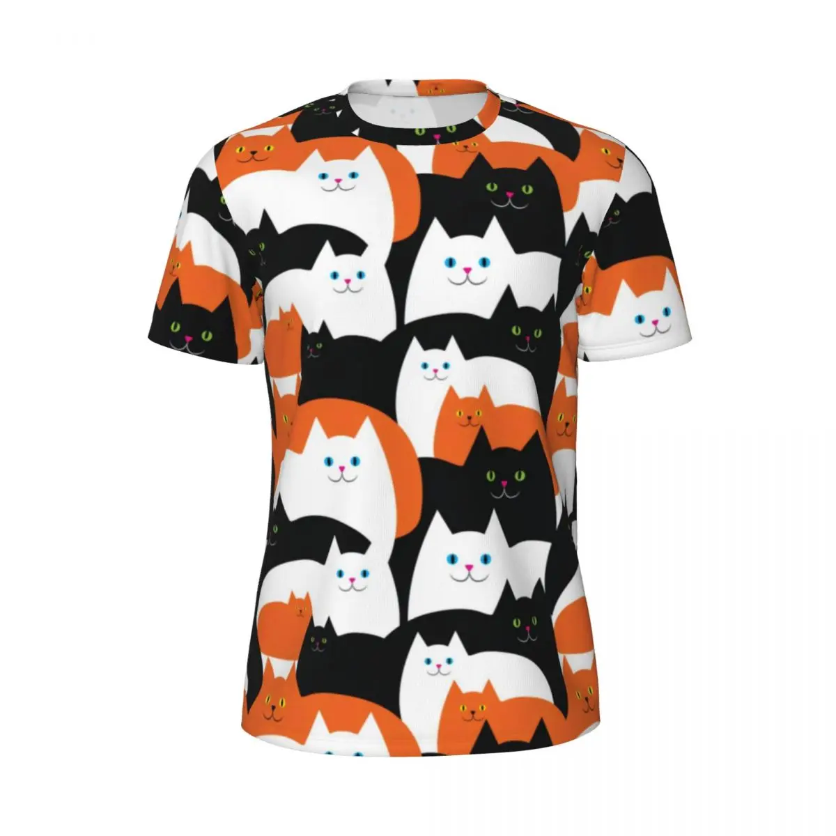 

Halloween Cat T Shirt Funny Cats Trick or Treat Trendy Sportswear T Shirts Short Sleeves Tops Beach Streetwear Oversize Clothing