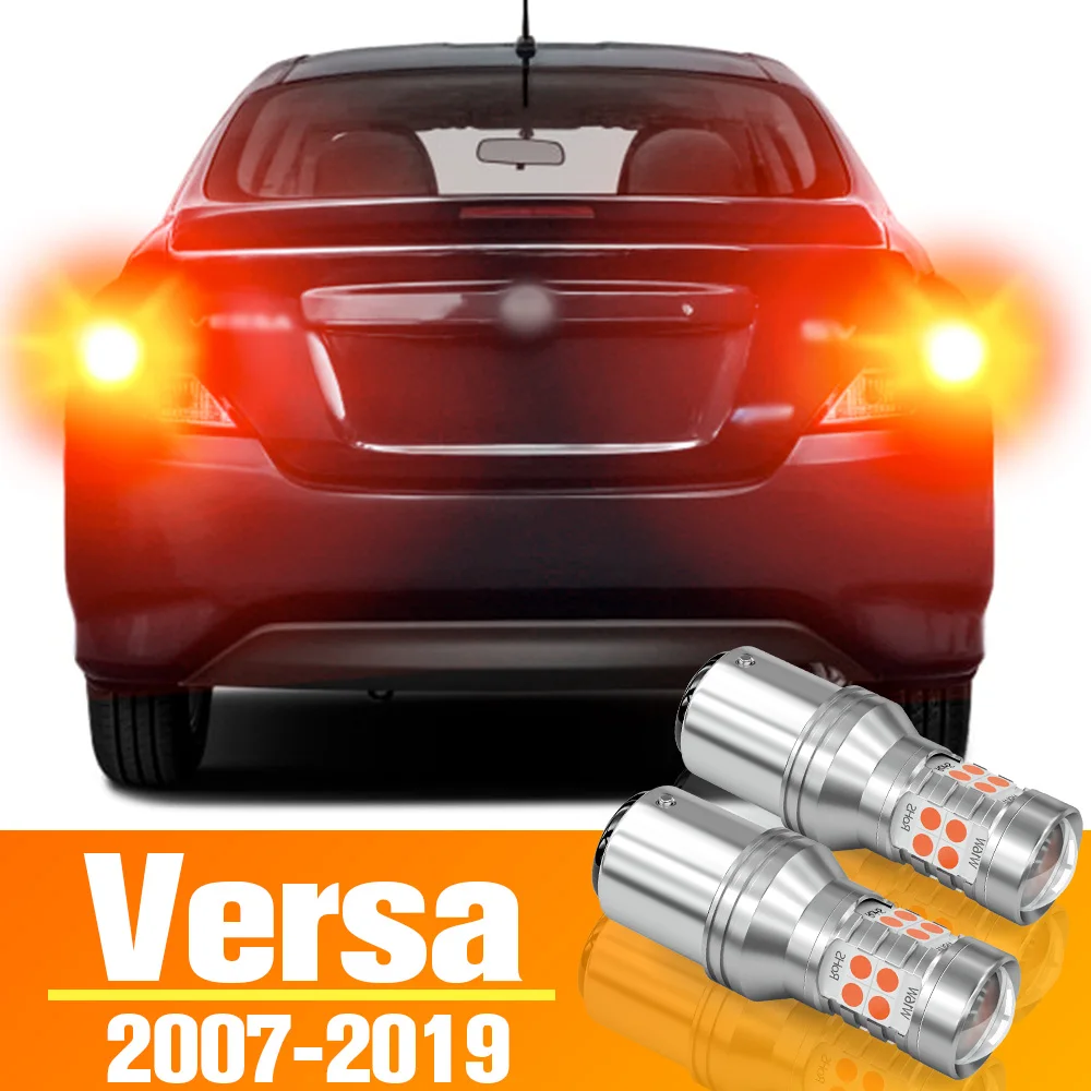 2 pçs led luz de freio para nissan versa acessórios lâmpada 2007 2008 2009 2010 2011 2012 2013 2014 2015 2016 2017 2018 2019