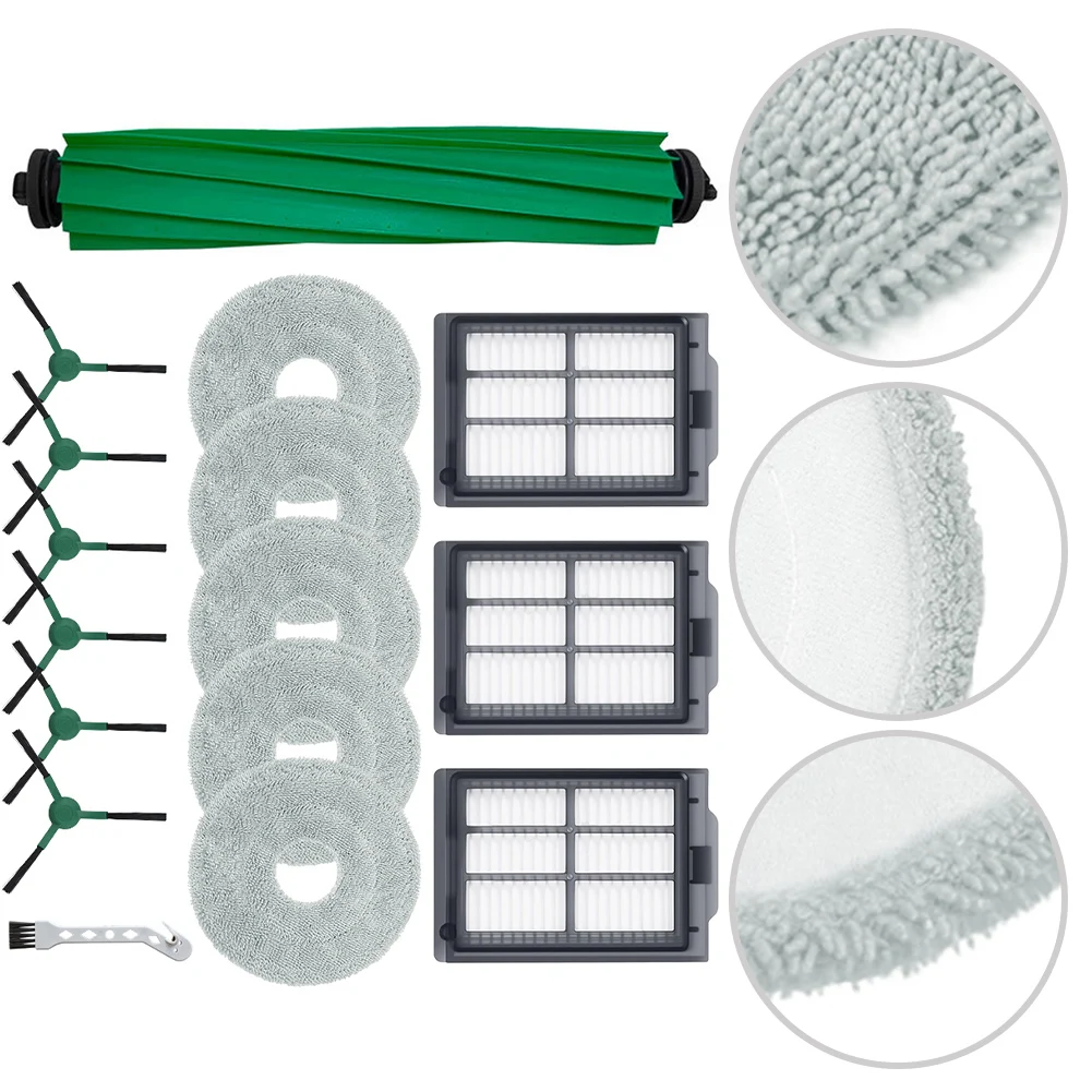 For Roomba Plus 405 For Combo Robot Vacuum Brush Main Side Brush Filter Mop Cloth Kit Home Appliance Accessories