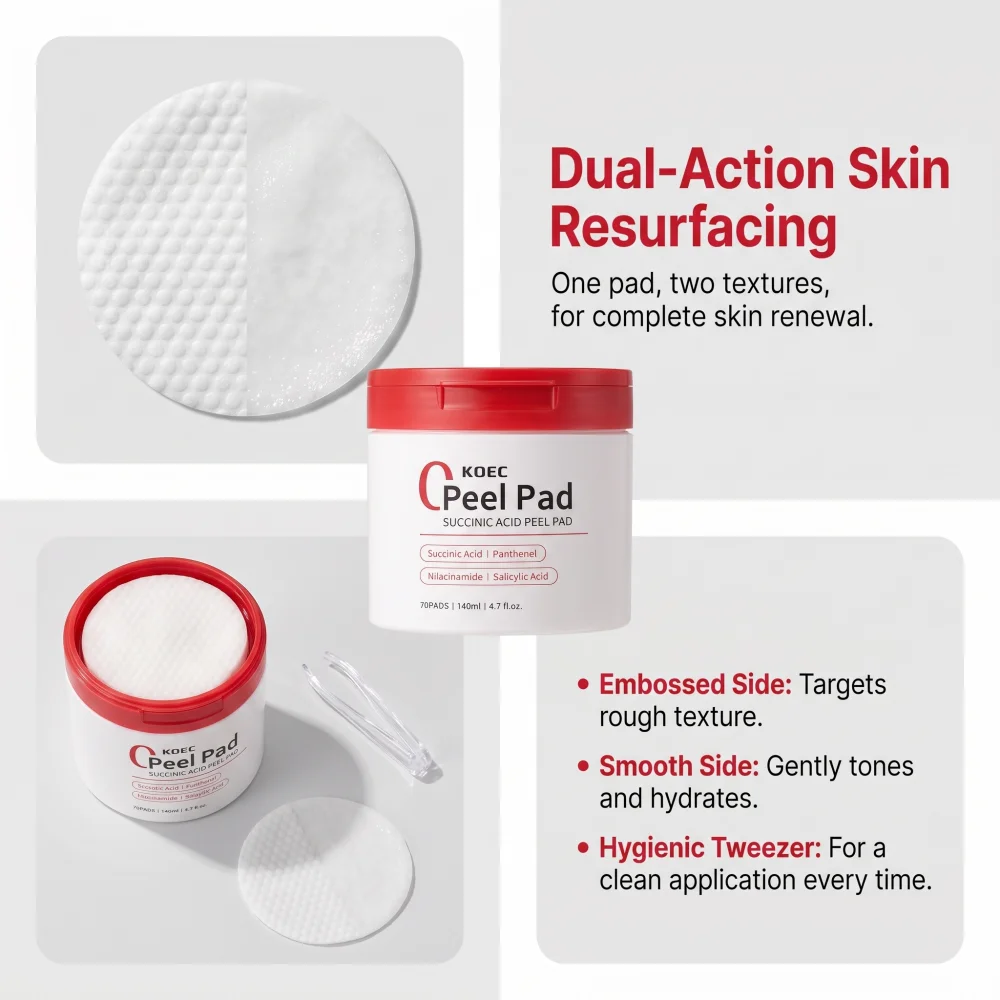 2026 New Red Succinic Acid & P - Skincare Non Comedogenic recension och pris