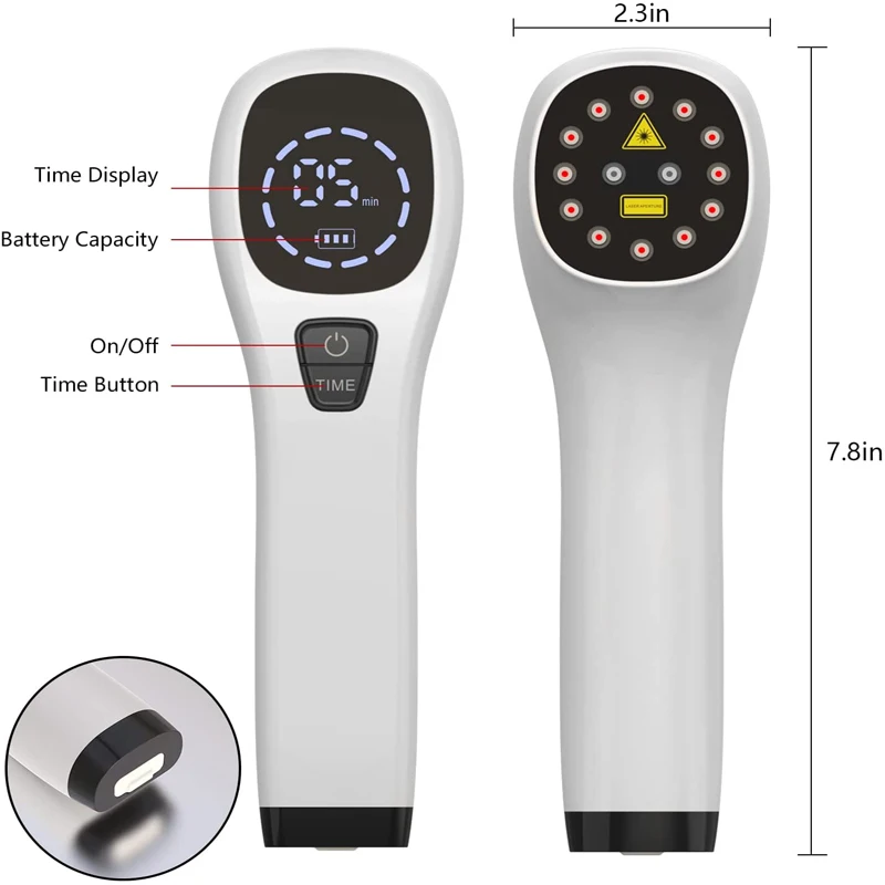 Portable Red Light Therapy Device for Pain Relief