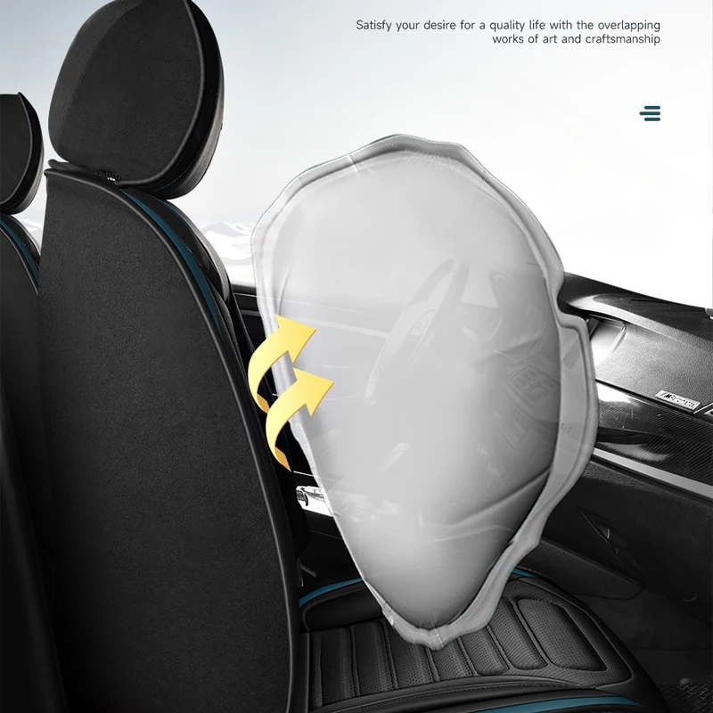 Full Set Universal Car Seat Covers For Audi 100 A4 B7 B6 B8 A6 4F C7 C6 Avant A3 8P 8V Q7 4L Q5 Q3 A7 Auto Interior Accessories view 4