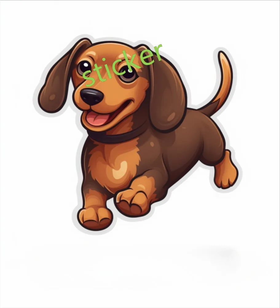 

Dachshund Dog Decals Auto Tuning Styling Rear End Car Exterior Vinyl Stickers Skateboard Scratch-Proof Decoration