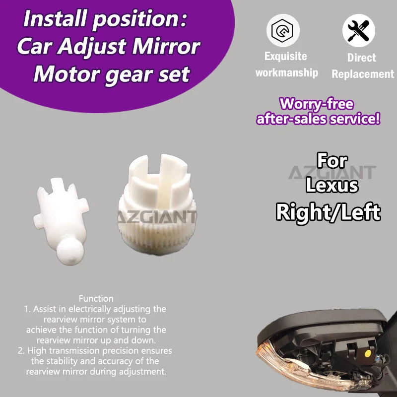 

For Lexus IS250 IS350 IS300h IS200t/CT 200 200h/GS Car gear set of Exterior Mirrors Adjusting Unit With Motor Easy to replace