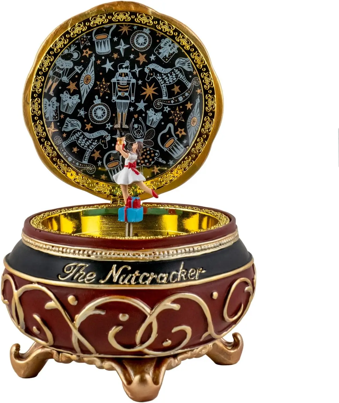 Nutcracker-Themed Musical Trinket Box