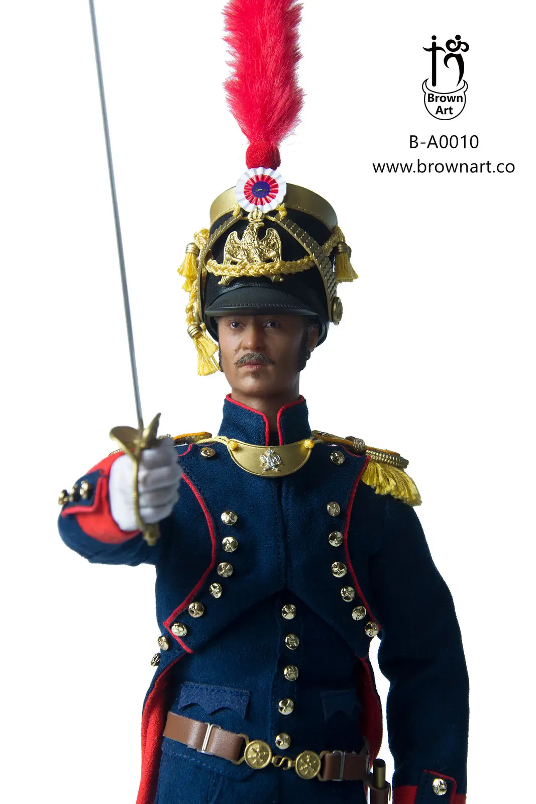 BROWN ART 1/6 1/6 Scale Soldier Sword Model 12\'\'Figure