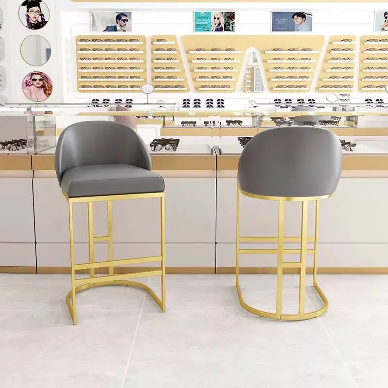 Nordic bar chair simple modern bar chair high stool jewelry store