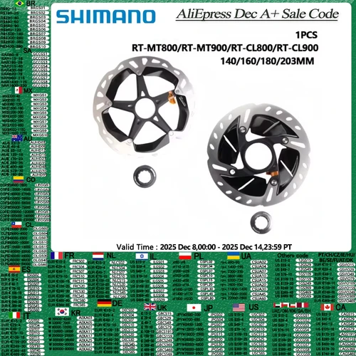 Rotor Shimano MT800 MT900 CL800 CL900 Rotor de disco Rotor de bloqueo central para freno de bicicleta de carretera 105 R7000 R8020 R8000 R8170 R7170
