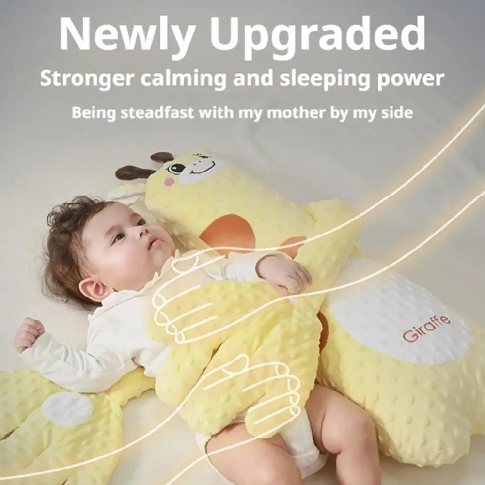 

Baby Soothing Palm Patting Sleep Aid Anti-Startle Sleep Pillow 7A Antibacterial For Babies For Supervised Relaxation Plush Toy