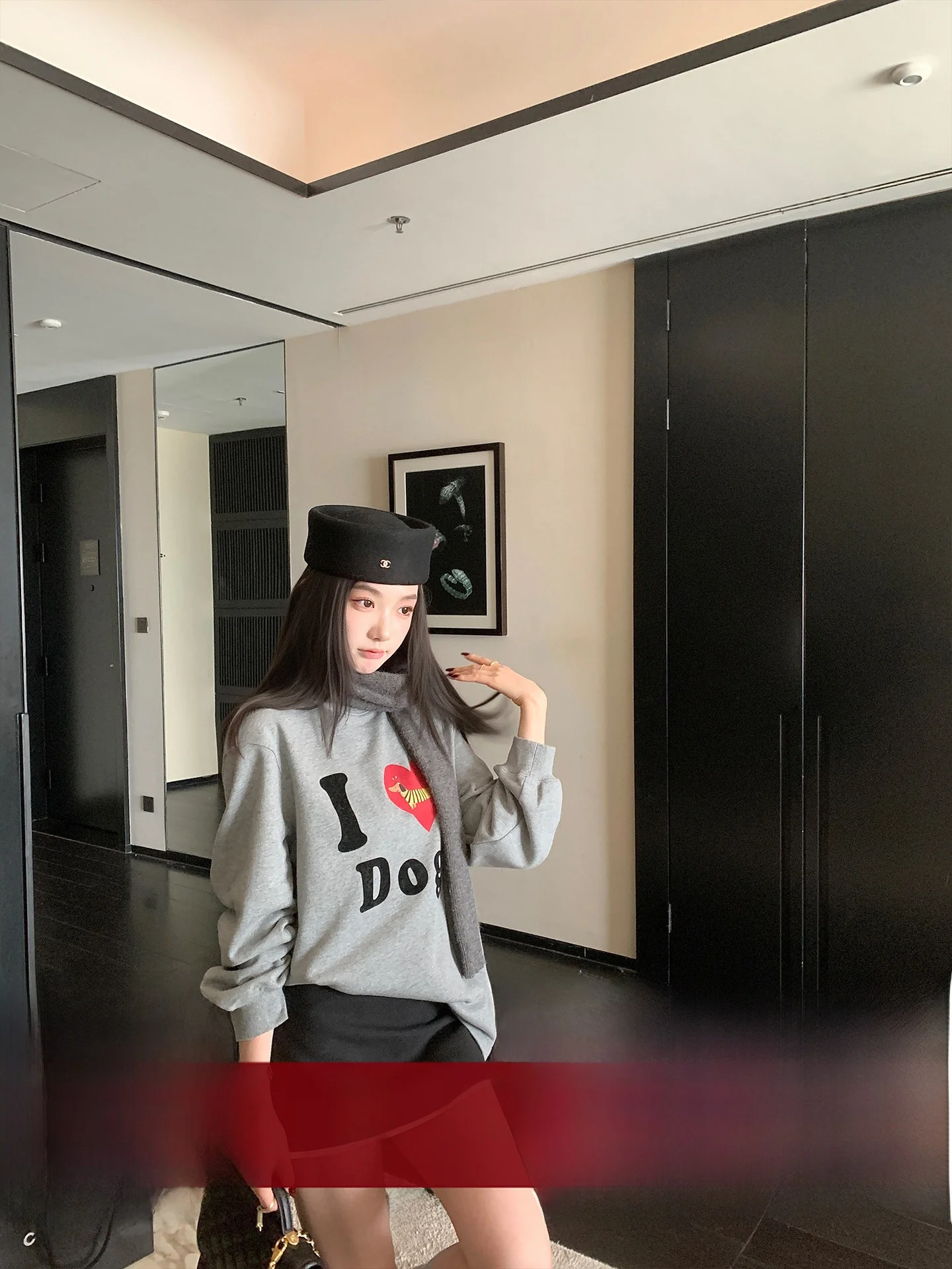 

Ilovedog 320 г толстовка с принтом Fce, свободный круглый, осенне-зимний винтажный топ, женский модный удобный хлопковый полиэстер...