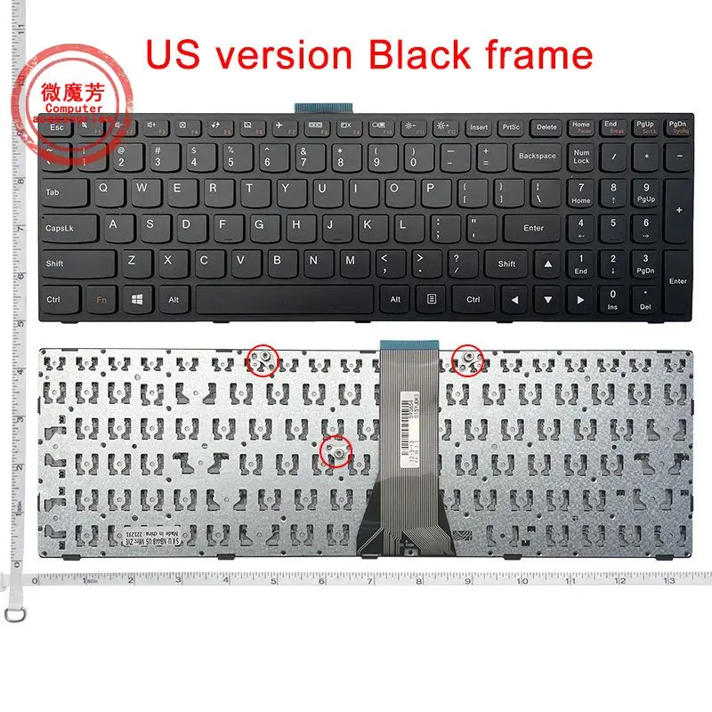 Klawiatura RU/US/SP/FR Nowa dla Lenovo G50-70 N50-45 E50-70 E50-80 V4000 Z70-80 M50-70A G50-70 G50-70AT G50-45 G50-30 G50-80 Z50