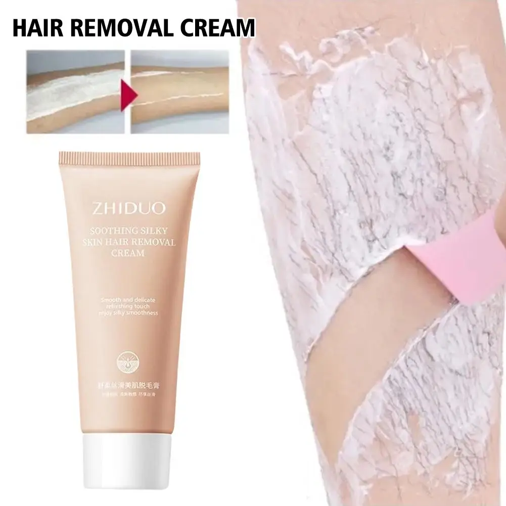 Creme indolor da remoção do cabelo para homens e mulheres, depilador permanente, Underarm e cuidado facial privado do corpo