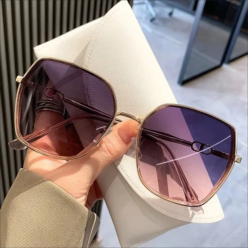 영화 K-Pop 진우 코스프레 안경 유니섹스 핑크 퍼플 그라데이션 선글라스 할로윈 액세서리 소품