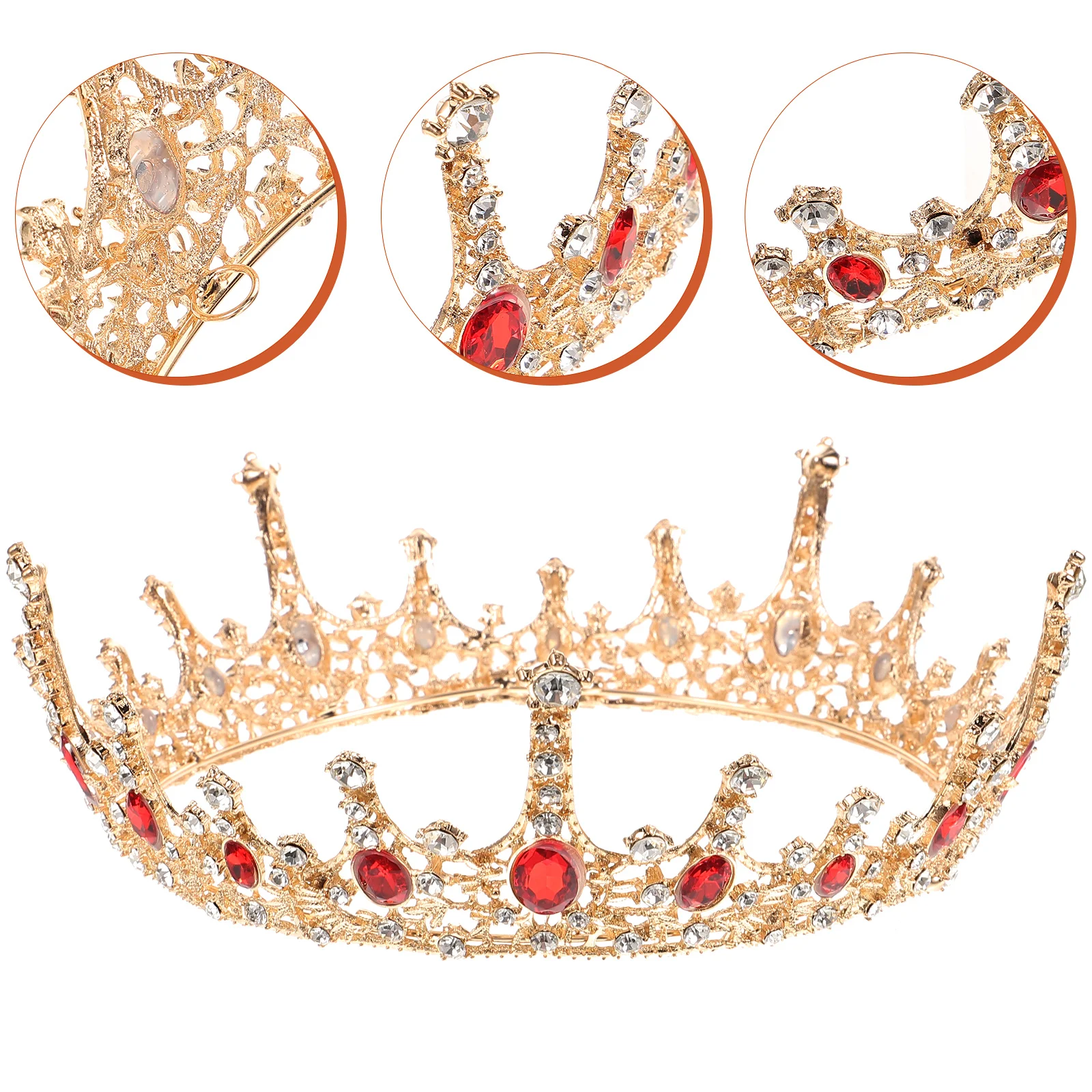 Wedding Hair Accessories The Crown Bridal Tiara for Women Baroque High Quality Bride