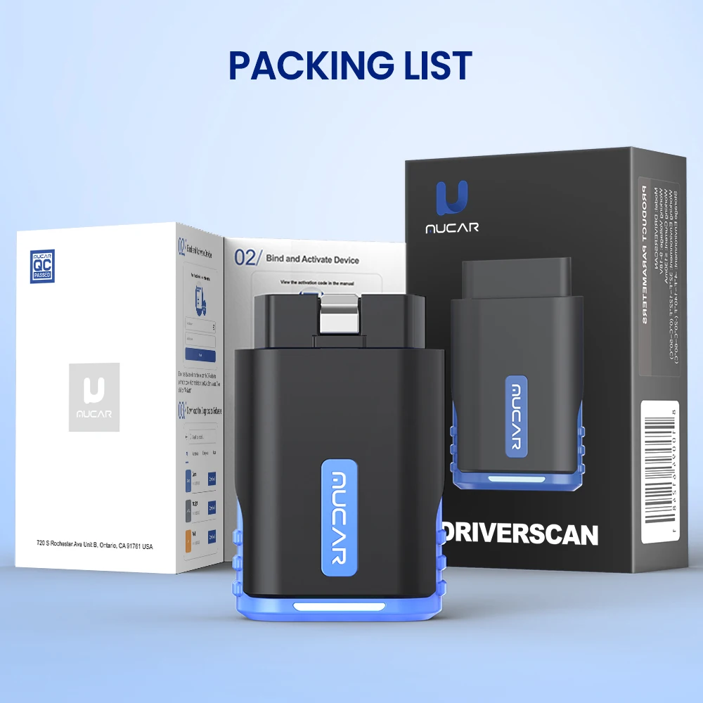 Диагностический сканер MUCAR Driverscan OBD2, bluetooth-устройство для полной диагностики автомобиля, с 15 режимами сброса, для активного тестирования IMMO, двунаправленный считыватель кодов