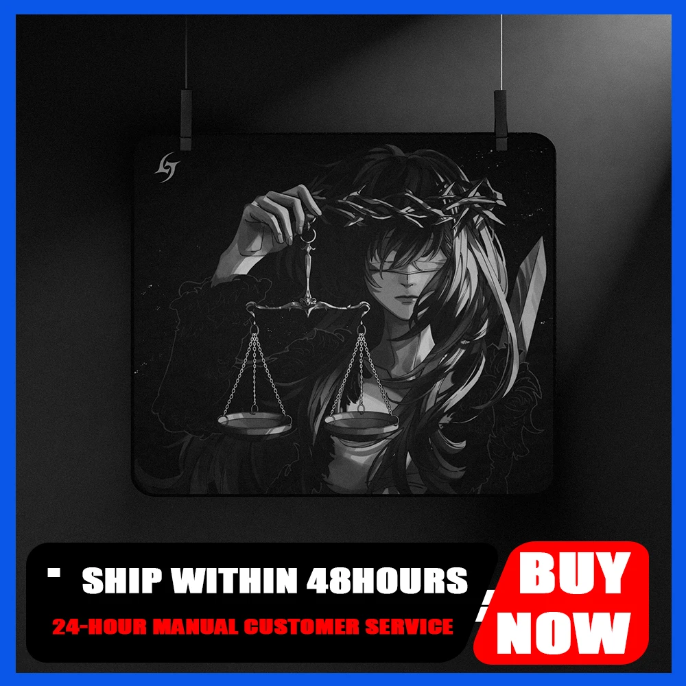لوحة ماوس Aimstar Justice Mousepad Aimstar Justice Thorn E-Sports Smooth Fps لوحة ماوس للألعاب 3.5 ملم لوحة ماوس غير قابلة للانزلاق لوحة ماوس Voalant Man #1